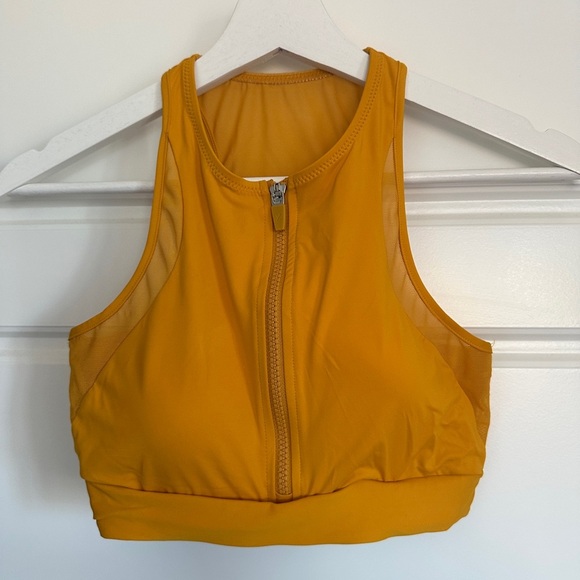 Knix Mustard Yellow Sports Bra - Picture 1 of 3